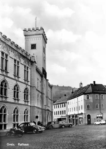 AK, Greiz, Rathaus, 1977