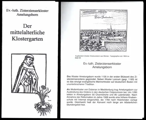 tour. Prospekte (2), Amelungsborn, Ev.-luth. Zisterzienserkloster, um 1998