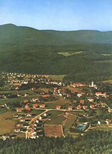 AK, Spiegelau Bayer. Wald, Übersicht, Luftbild, Vers.1