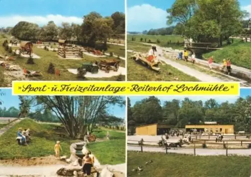 AK, Wehrheim Ts., "Ponyhof-Lochmühle", 4 Abb., ca. 1979
