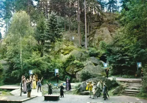 AK, Luisenburg im Fichtelgebirge, Freilichtbühne, 1970