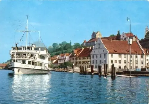AK, Meersburg Bodensee, Grethaus mit MS "Deutschland"