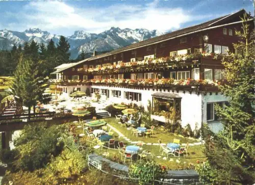 AK, Sonthofen, Hotel "Allgäuer Berghof", ca. 1966
