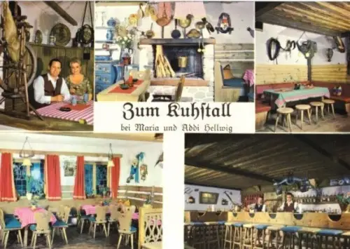 AK, Reit im Winkl, Gastst. "Zum Kuhstall" bei Hellwigs