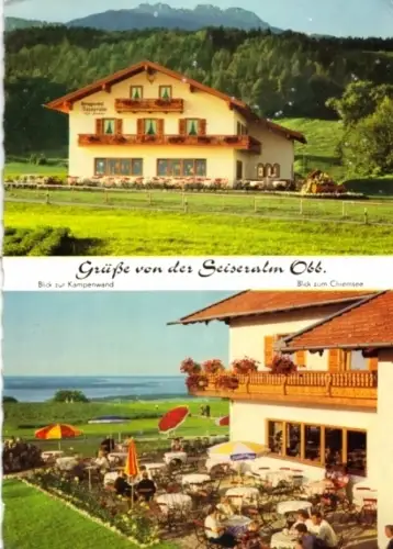 AK, Reit, Aschau Chiemgau, Seiseralm, 2 Abb., 1968