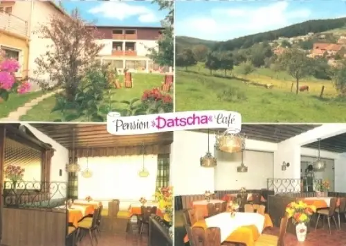 AK, Hassenroth Odenwald, Pension "Datscha", 4 Abb, 1976