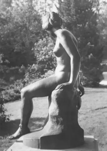 AK, Bad Brambach, Nixe im Kurpark, 1966