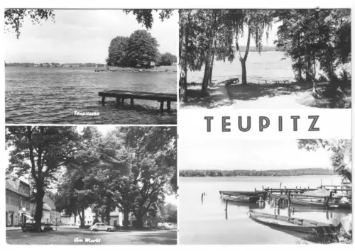 AK, Teupitz Kr. Königs Wusterhausen, vier Abb., 1982
