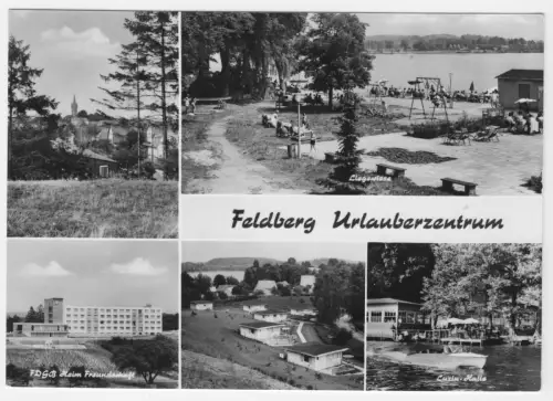 AK, Feldberg Meckl., Urlauberzentrum, fünf Abb., 1975