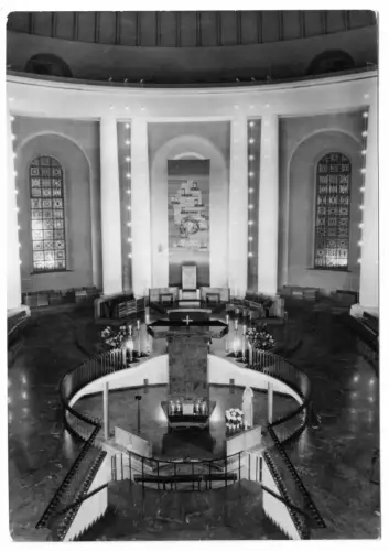 AK, Berlin Mitte, Hedwigskathedrale, Innenansicht, Version 1, 1964