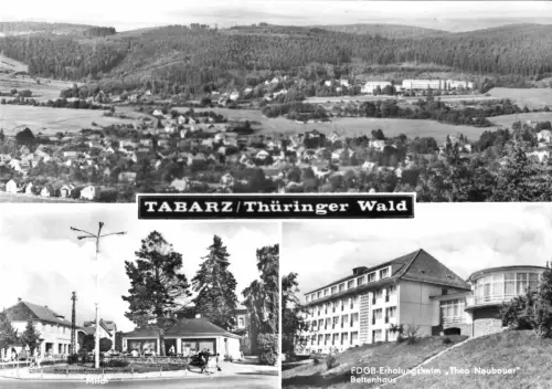 AK, Tabarz Thür. Wald, drei Abb., 1976