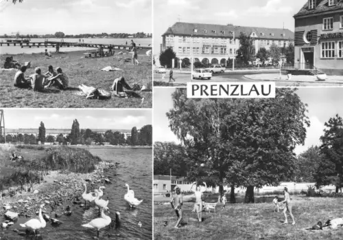 AK, Prenzlau Uckermark, vier Abb., 1977