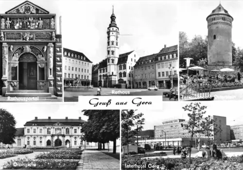 AK, Gera, fünf Abb., 1982