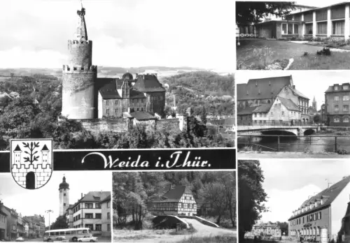 AK, Weida Thür., sechs Abb., 1982