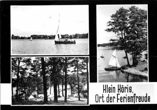 AK, Kleinköris Kr. Königs Wusterhausen, drei Abb., gestaltet, 1970