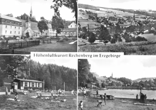 AK, Rechenberg Erzgeb., vier Abb., 1968