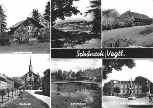 AK, Schöneck Vogtl., sechs Abb., 1969