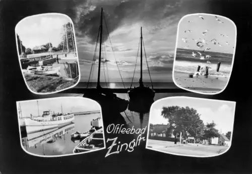 AK, Ostseebad Zingst, fünf Abb., gestaltet, 1968