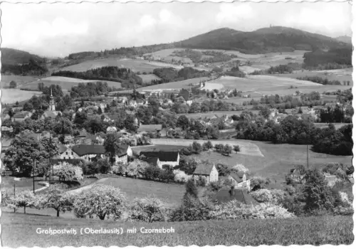 AK, Großpostwitz Oberlausitz, Gesamtansicht, 1963