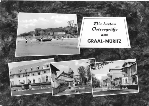 AK, Ostseebad Graal-Müritz, vier Abb., gestaltet, 1967