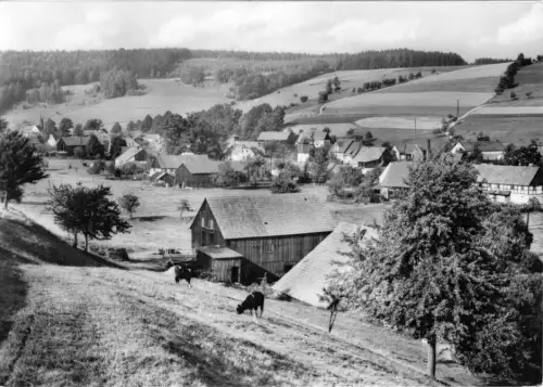 AK, Markersbach Sächs. Schweiz, Teilansicht, 1969