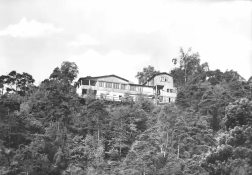 AK, Struppen Sächsische Schweiz, Berggaststätte auf den Rauensteinen, 1965