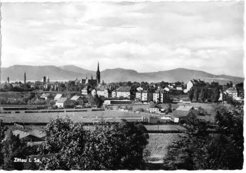 AK, Zittau, Gesamtansicht, 1963