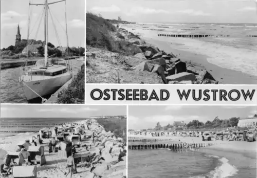 AK, Ostseebad Wustrow, vier Abb., 1975