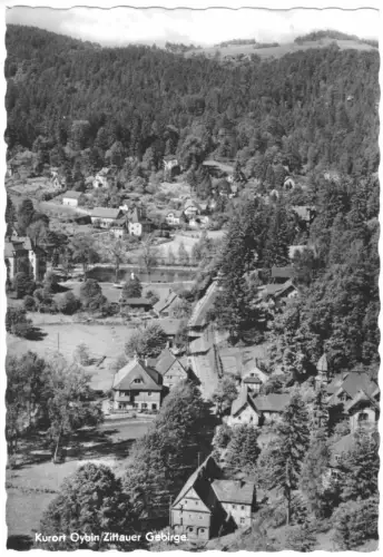 AK, Kurort Oybin, Teilansicht, 1959