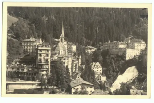 AK, Badgastein, Salzburg, Teilansicht, 1956