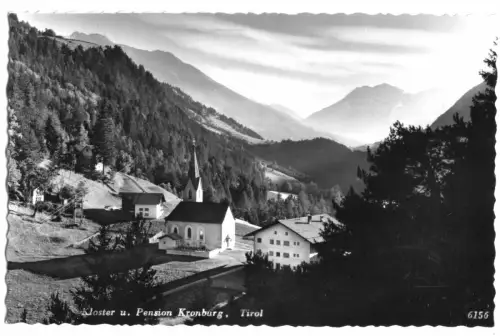 AK, Kronberg, Tirol, Kloster und Pension, um 1965