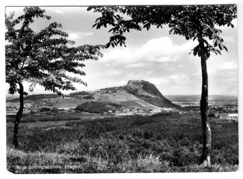 AK, Singen, Blick zum Hohentwiel (Hegau), 1978