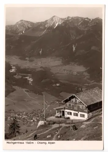 AK, Unterwössen Obb., Hochgernhaus, um 1958