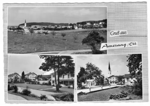 AK, Amerang Obb., drei Abb., gestaltet, 1968