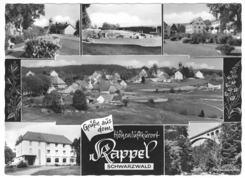 AK, Kappel Schwarzwald, sechs Abb., gestaltet, um 1968