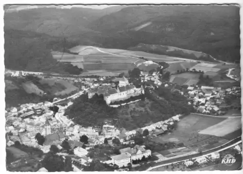 AK, Wörth a.d. Donau, Luftbildansicht, 1960