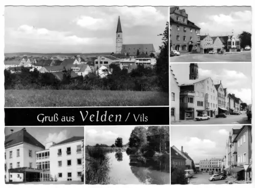 AK, Velden Vils Ndb., sechs Abb., um 1965