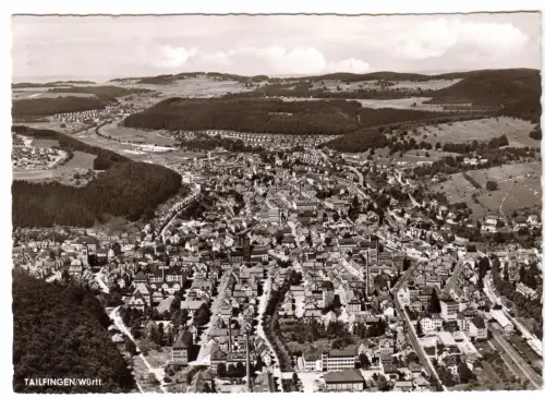 AK, Tailfingen Württ., Luftbildansicht, Version 2, 1978