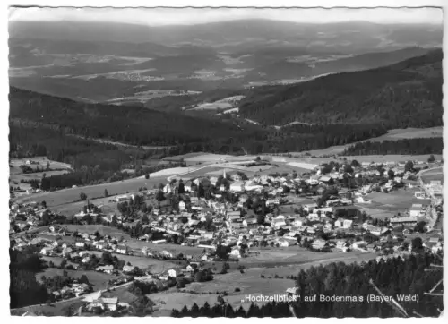 AK, Bodenmais Bayer. Wald, "Hochzellblick", 1969