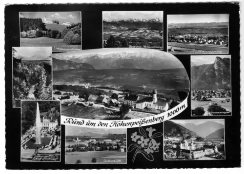 AK, Hohenpeißenberg, Rund um den Hohenpeißenberg, neun Abb., 1966