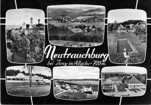 AK, Neutrachburg b. Isny im Allgäu, sechs Abb., gestaltet, 1969