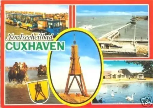 AK, Cuxhaven, fünf Abb., ca. 1999