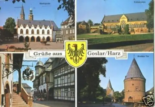 AK, Goslar, vier Abb., 1981