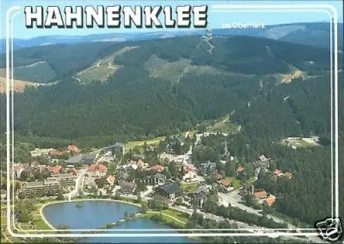 AK, Hahnenklee Harz, Luftbild, 1989