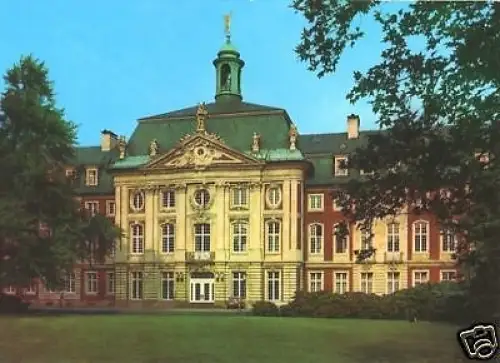 AK, Münster i. W., Schloß - Universität, Gartenseite