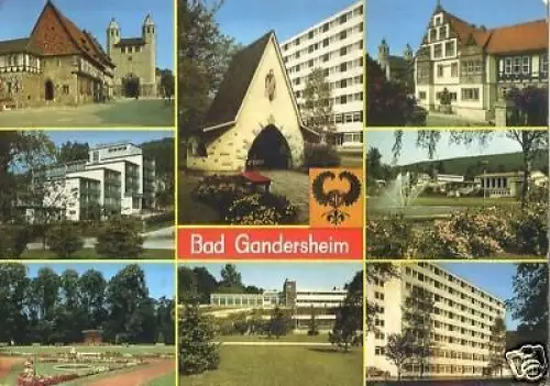 AK, Bad Gandersheim, acht Abb., 1974