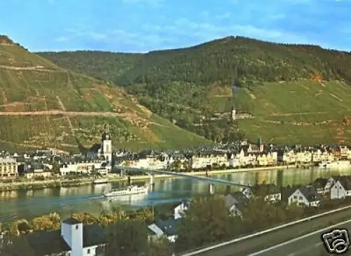 AK, Zell an der Mosel, Gesamtansicht, 1986