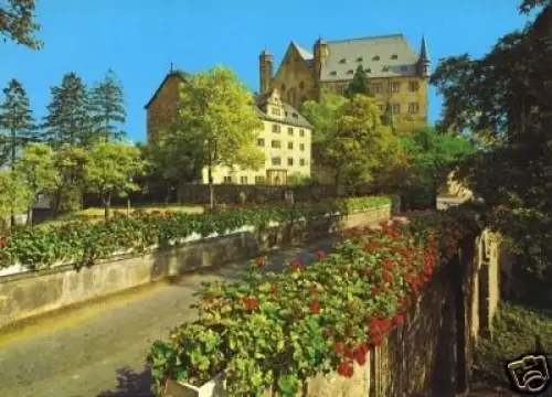 AK, Marburg an der Lahn, Schloß, ca. 1978