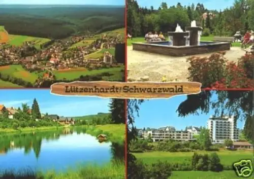 AK, Lützhardt Schwarzwald, vier Abb., 1991