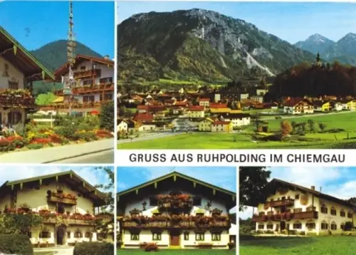 AK, Ruhpolding Chiemgau, fünf Abb., ca. 1985
